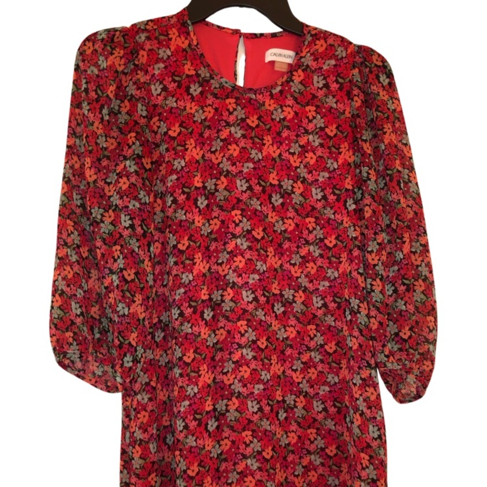 Calvin Klein Floral Dress Size 2P
